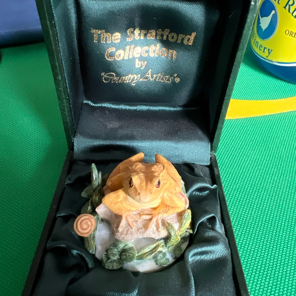 Frog on Lily pad in original box